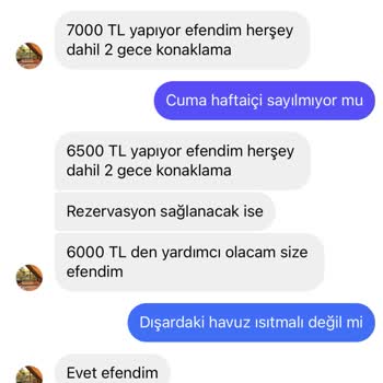 Tansa Tatil Rezervasyonu Hayal Kırıklığı
