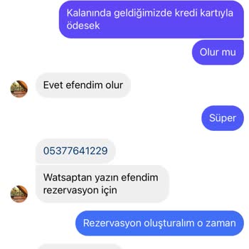 Tansa Tatil Rezervasyonu Hayal Kırıklığı