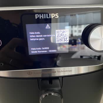 Philips Ev Aletleri Airfrey Elma Diliminde Hata Veriyor