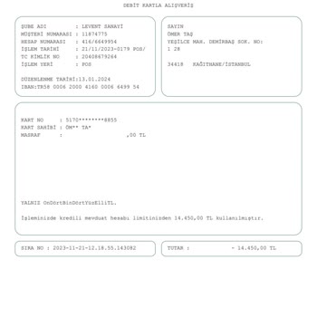 Afiyet Hastanesi Almadığımız Hizmetin İadesi