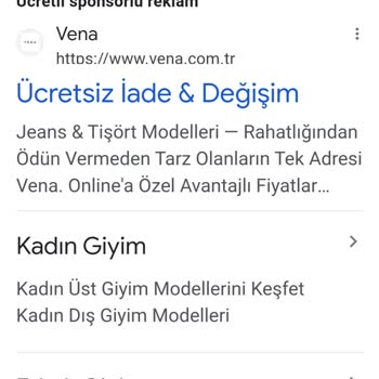 Vena Dan Aldığım Pantolon