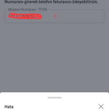 Vodafone Pay Sanal Kart Çalışmıyor, Fatura Ödenemiyor!