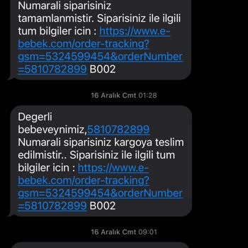 Ebebek Eksik Ve Yanlış Ürün