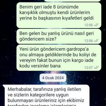 Gardrops Depo Uygulamasında Kaybolan Eşyalarım!