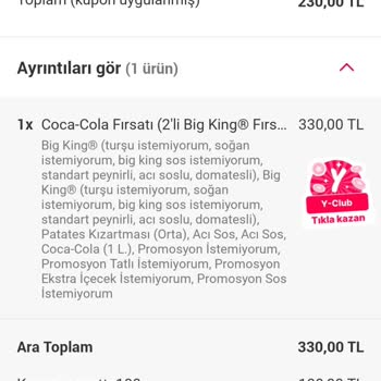 Yemeksepeti Sipariş İstediğim Gibi Gelmiyor