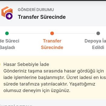 Dolap Kargoda Hasarlı Ürün Ve İade Sorunu!