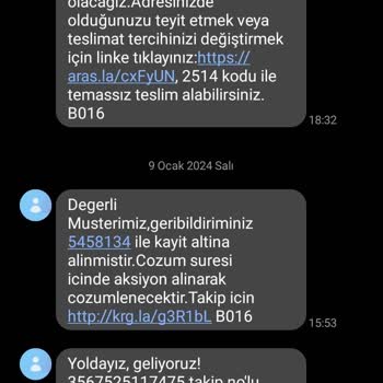 Aras Kargo Dilovası Gelmeyen Kargolar