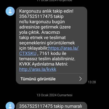 Aras Kargo Dilovası Gelmeyen Kargolar