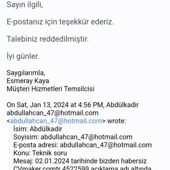 Cvmaker.com.tr CV Oluşturma Sitesinin Haksız Hesap Kesintisi Sorunu