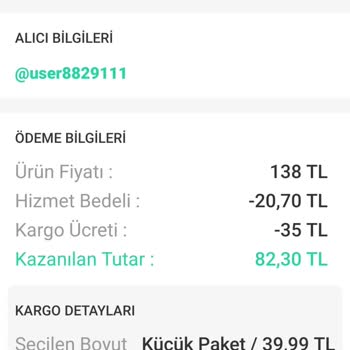 Dolap Haksız Yere Alınan İlave Kargo Ücreti