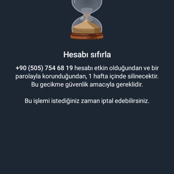 Telegram Hesabıma Benden Habersiz Giriş Gerçekleşti