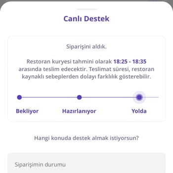 İzmir Çınarlı Burger King Sipariş Sorunu