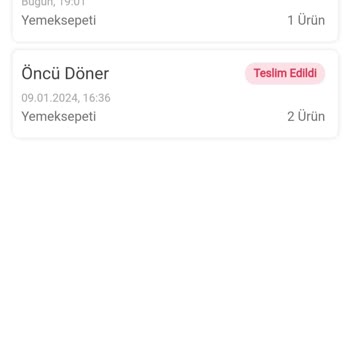 Yemeksepeti Sipariş Sorunu Ve İade Beklentisi
