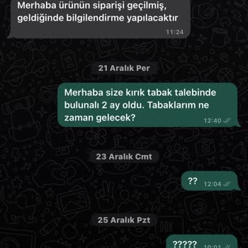 Karaca Züccaciye Karaca Çerkezköy Kırık Tabak İlgisizliği.!
