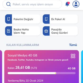 Turkcell Ek Paket Hatası