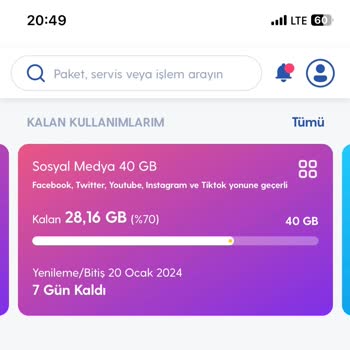 Turkcell Ek Paket Hatası