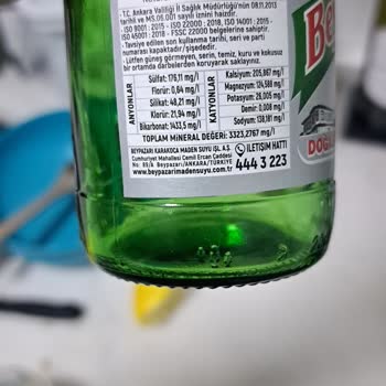 Beypazarı Maden Suyu İçinde Cam Parçası