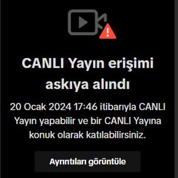 TikTok Gereksiz Yayın Yasağı