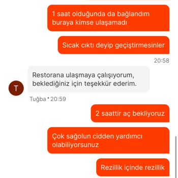 Migros Yemek Köfteci Yusuf Sipariş Gecikmesi Ve İlgisizlik