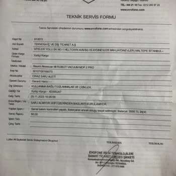 Xiaomi Mi Mob 2 Pro Robot Süpürge