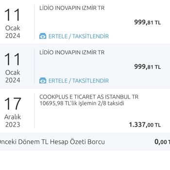 Lidio Ödeme Hizmetleri Alışveriş Mağduriyeti Ve İade Talebi