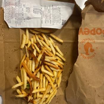 Popeyes Den Aldığım Menü