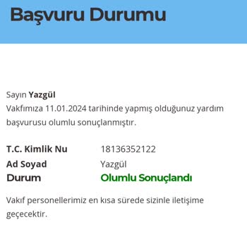 Gelecek Vakfı Yüksek Gelecek Vakfından Şikayetçiyim