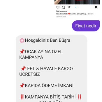 New.modakids (Instagram) New. Modakids Değişim Yapmıyorlar Engellemişler