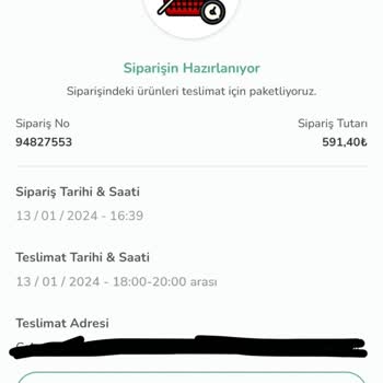 istegelsin Geciken Sipariş Ve İletişim Sorunu