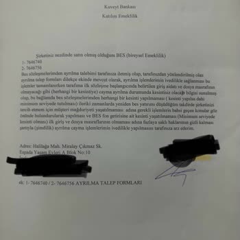 Katılım Emeklilik BES İptali Sonrası Yaşanan İade Süreci Ve Kesinti Sorunları