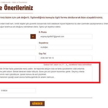 Burger King İn İçecek Sıkıntısı