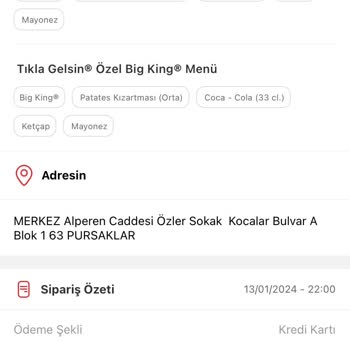 Tıkla Gelsin Yanlış Gelen Sipariş Ulaşılamayan Canlı Destek