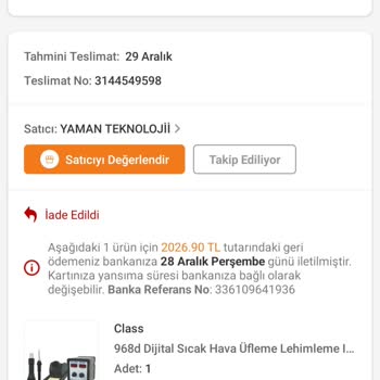 Trendyol İnsanları Aldatıyor İşine Geldiği Gibi Davranıyor