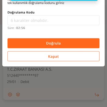 Masterpass Müşteriye Ait Cep Telefonu Numarası Bulunamadı
