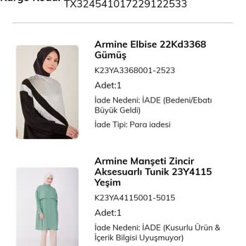 Armine Para İadesi Yapmıyor