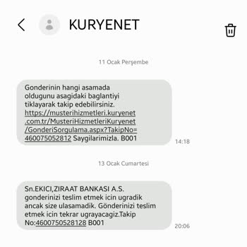 Kuryenet Adreste Yoksunuz Yalanı