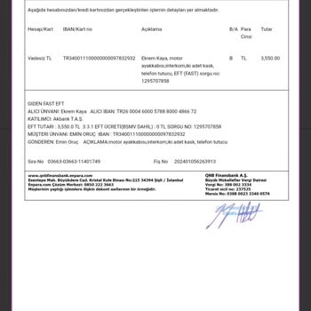 Otoaksesuarciml (Instagram) Motor Tutkunlarına Hizmet Yok!