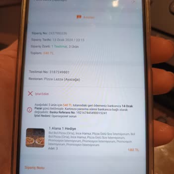 Trendyol PizzaLazza Firması Mağduriyeti Ve İhmali