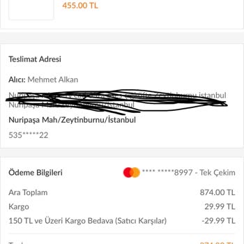 Trendyol Çevrimiçi Alışverişte Yaşanan Fatura Sorunu