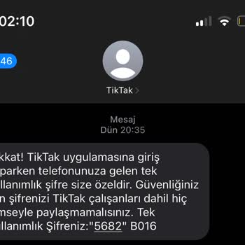 Tiktak Müşteri Hizmetleri Bağlanma Talebi