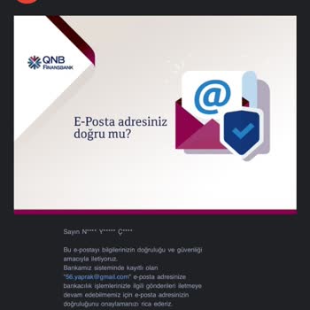 QNB Finansbank SMS Ve Mail Gönderme Sorunu