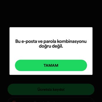 Spotify Premium Hesabıma Giremiyorum