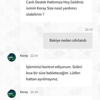 Sahabet Bakiyemi Sildi Ödeme Yapmadı