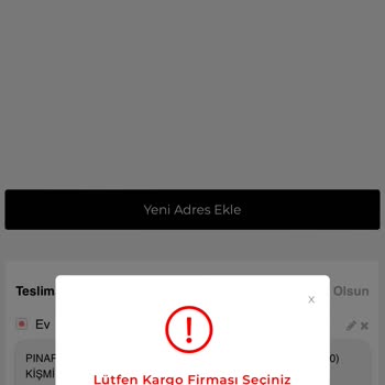 Armine Kargo Firması Seçtirmiyor