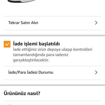 Amazon Satın Alınan Ürünün İnceleme Sonrası Geri Gönderilmeme Sorunu