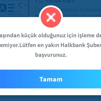 Halkbank Mobil Bankacılık 18 Yaş Altı