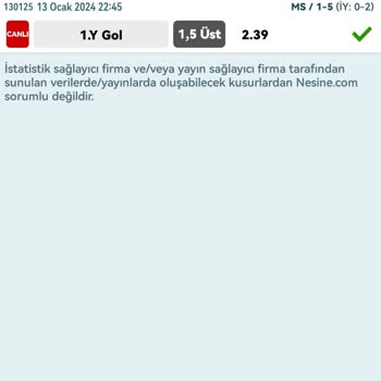 Nesine Kazanan Kuponumun 1.00 Oranla İade Edilmesi