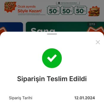 Migros Teslim Edilmeyen Siparişim Teslim Edildi Görünüyor