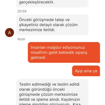 Migros Teslim Edilmeyen Siparişim Teslim Edildi Görünüyor