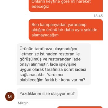 Migros Teslim Edilmeyen Siparişim Teslim Edildi Görünüyor